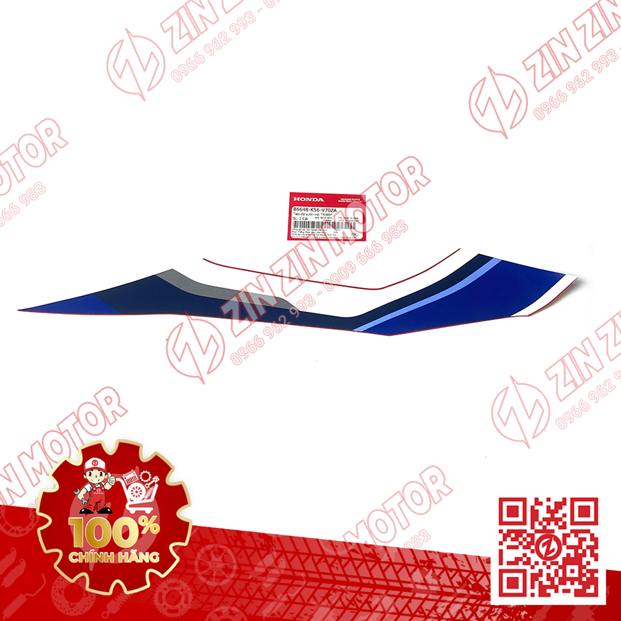 Tem Rời Winner X V2 2019+ Zin Đỏ HRC 2020 Phiên Bản Đường Đua Chính Hãng