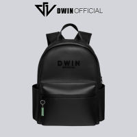 Balo da nam nữ thêu logo Dwin cặp đi học thời trang hàn quốc basic Racer