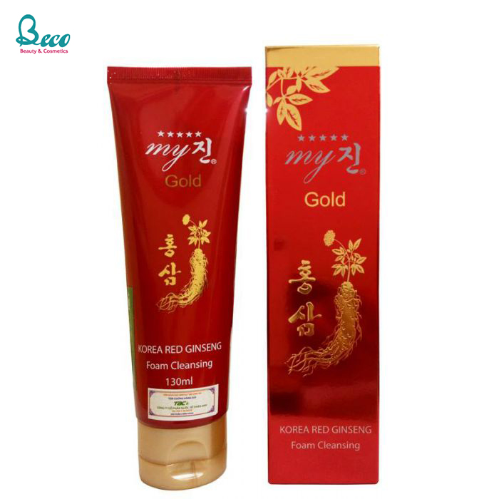 Sữa Rửa Mặt Hồng Sâm Đỏ My Gold Korea Red Ginseng Foam Cleansing