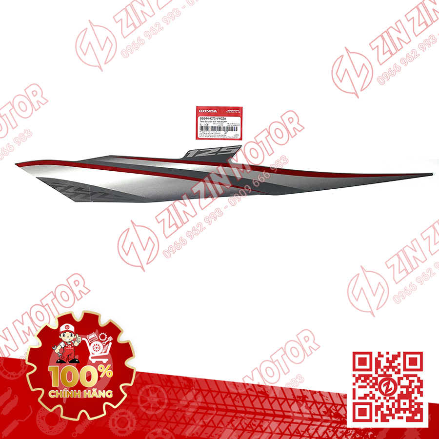 Tem Xe Future 125 Fi Tem Rời Future Led 2018 Bạc Đen Phiên Bản Vành Nan Hoa Chính Hãng - ZZM