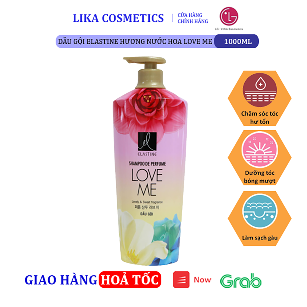 [Hcm]Dầu Gội Nước Hoa Elastine Love Me 1000Ml