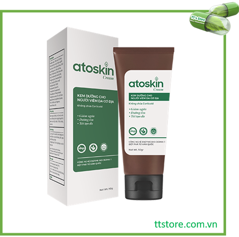 [Hcm]Atoskin Cream 50G - Kem Bôi Viêm Da Cơ Địa [Atokin Autoskin]