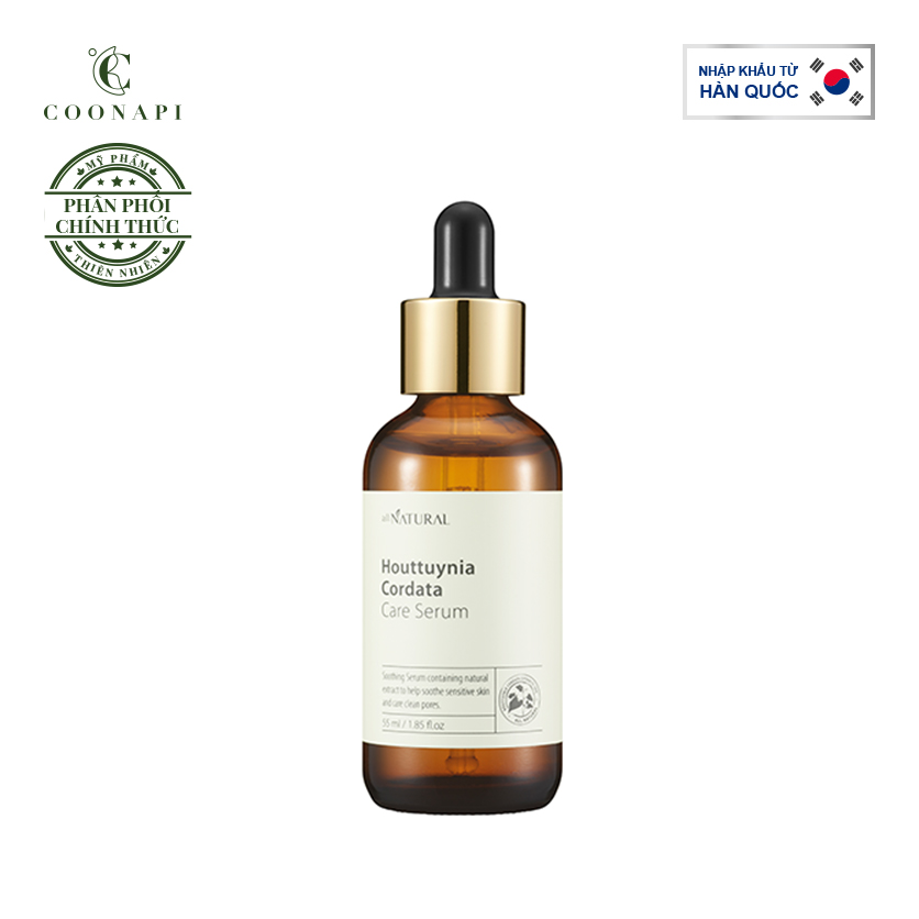 Serum Cấp Nước Phục Hồi Và Làm Dịu Da Mụn Nhạy Cảm Chiết Xuất Diếp Cá Hữu Cơ All Natural Houttuynia Cordata Care Serum 55Ml