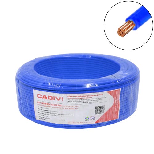 Dây cáp điện đơn Cadivi CV 2.5 (CUỘN 100M)