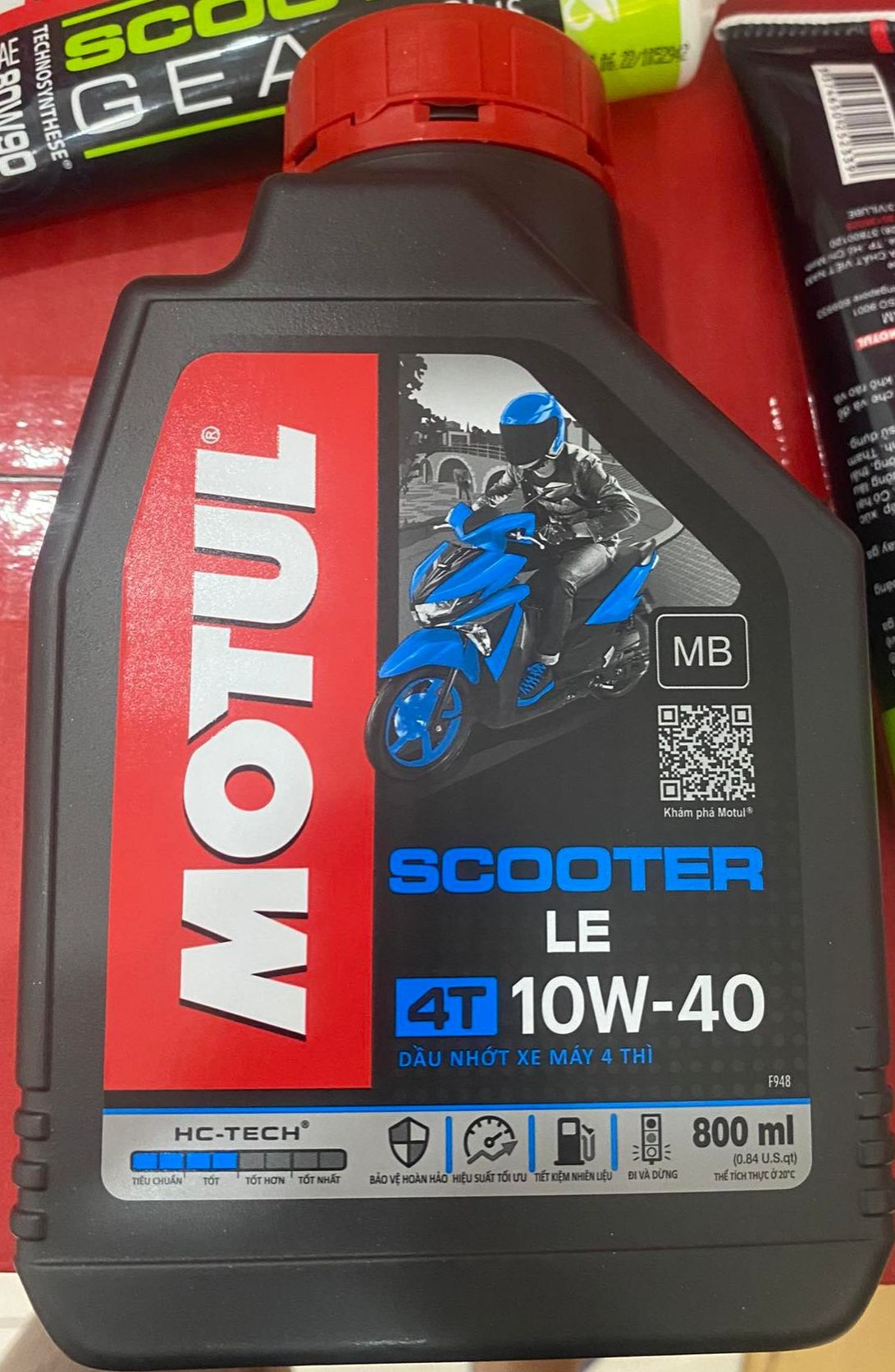 Nhớt motul scooter - nhớt xe tay ga motul 0.8l  nhớt dành cho xe tay ga scooter power  scooter exper