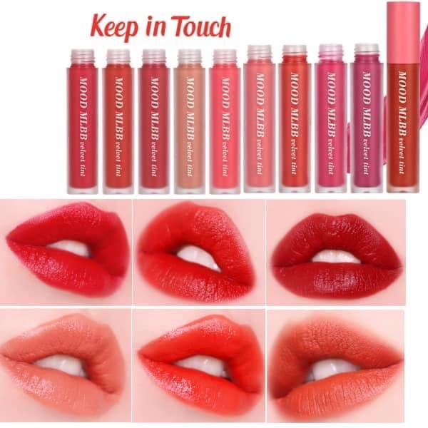 Son Kem Siêu Lì Mịn Mượt Lâu Trôi Keep In Touch Mood Mlbb Velvet Tint 5G