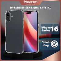 [KHÔNG BẢO HÀNH] Ốp lưng Spigen Liquid Crystal cho iPhone 14/16 series- Thiết kế trong suốt chống sốc  chống ố chống bẩn  viền camera cao - Hàng chính hãng