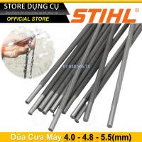 1 Cây dũa máy cưa xích STIHL 4.0mm 4.8mm 5.5mm | Dũa cưa máy tròn xích hợp kim