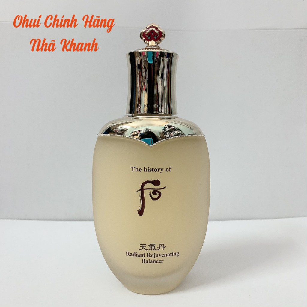 [Hcm]Nước Hoa Hồng Tái Sinh Da Whoo Cheongidan Radiant Rejuvenating Balancer 150Ml Làm Sạch Sâu Lỗ Chân Lông - Nhã Khanh Ohui