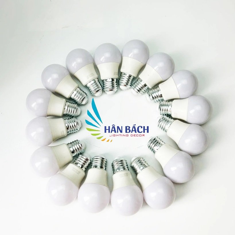 [ COMBO 10 ] Bóng đèn Led Búp Bulb tròn 3W sáng vàng trang trí
