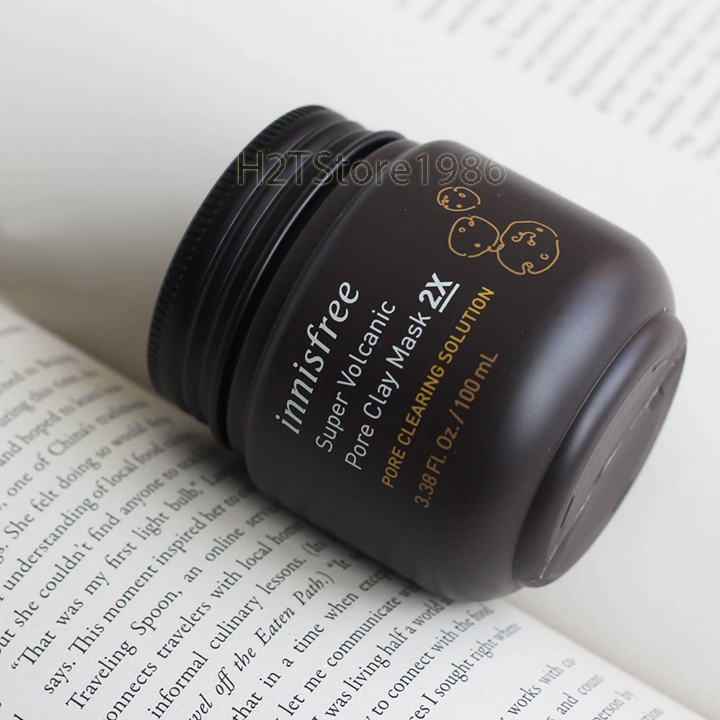 [Hàng chính hãng Hàn Quốc] Mặt nạ đất sét Innisfree Super Volcanic Pore Clay Mask 2X 100ml