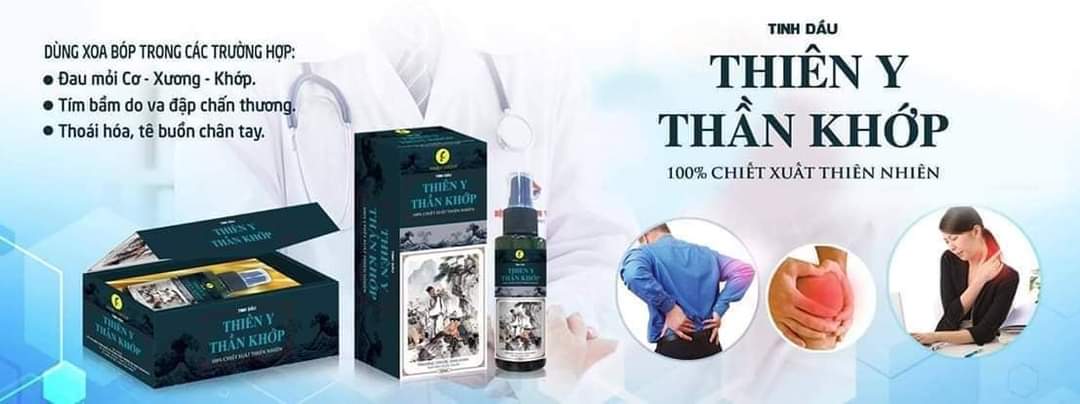 [Hcm]Tinh Dầu Thiên Y Thần Khớp Thiên Y Thần Khớp —Giảm Đau Xương Khớp Gấp 16 Lầnthiên Y Thần Khớp Là Giải Pháp Hiệu Quả Cho Các Trường Hợp Đau Cơ Xương Khớp Thần Kinh Cột Sống Đau Mỏi Vai Gáy Đau Đầu..