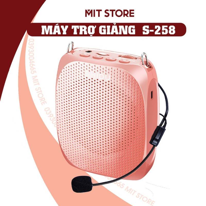 Máy Trợ Giảng SHIDU S258 chính hãng Có Dây/ Không Dây CAO CẤP Âm Lượng Lớn 10w [Bảo hành 12 tháng]