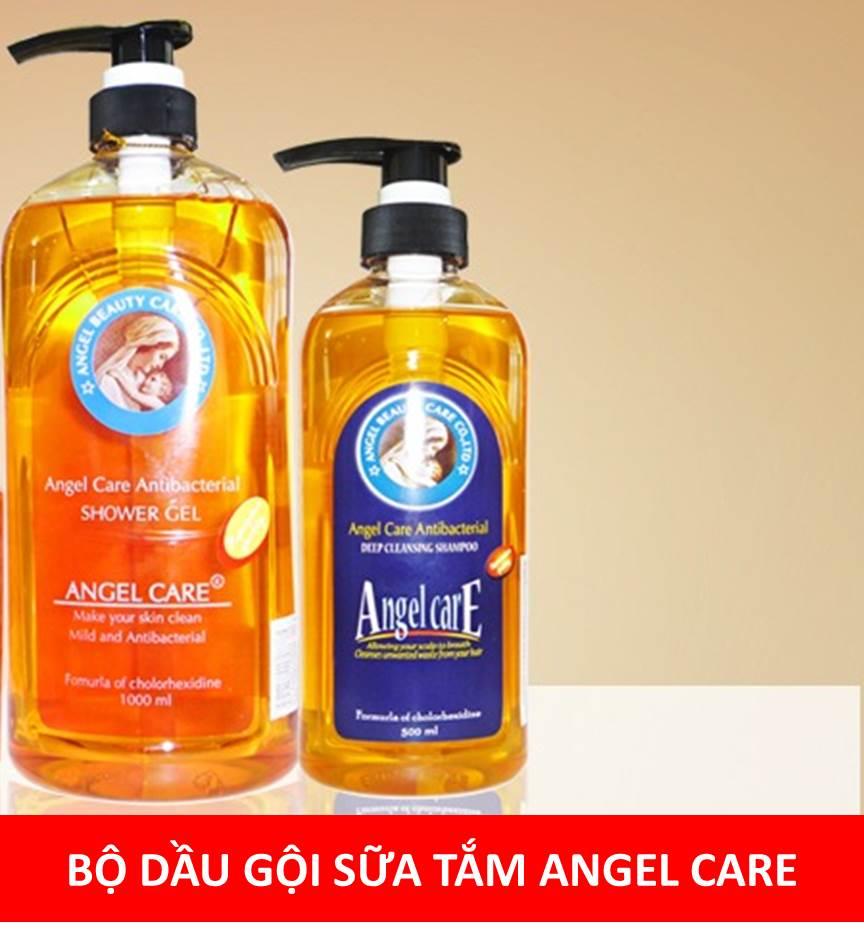 [Bộ Đôi] Gel Tắm Kháng Khuẩn 1000Ml & Dầu Gội Phục Hồi Tóc 500Ml