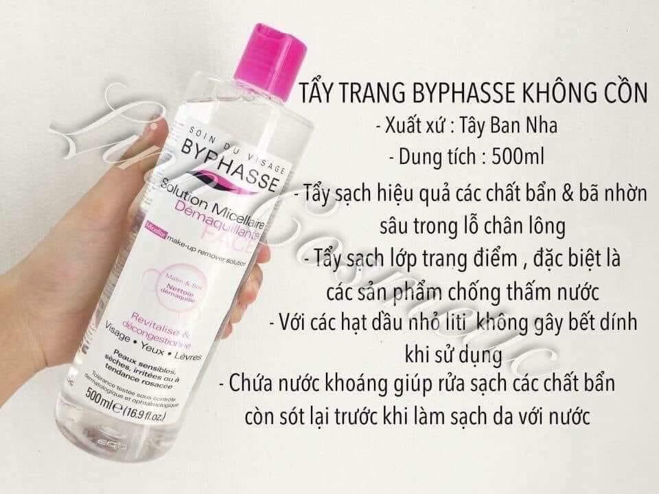 Nước tẩy trang Byphasse