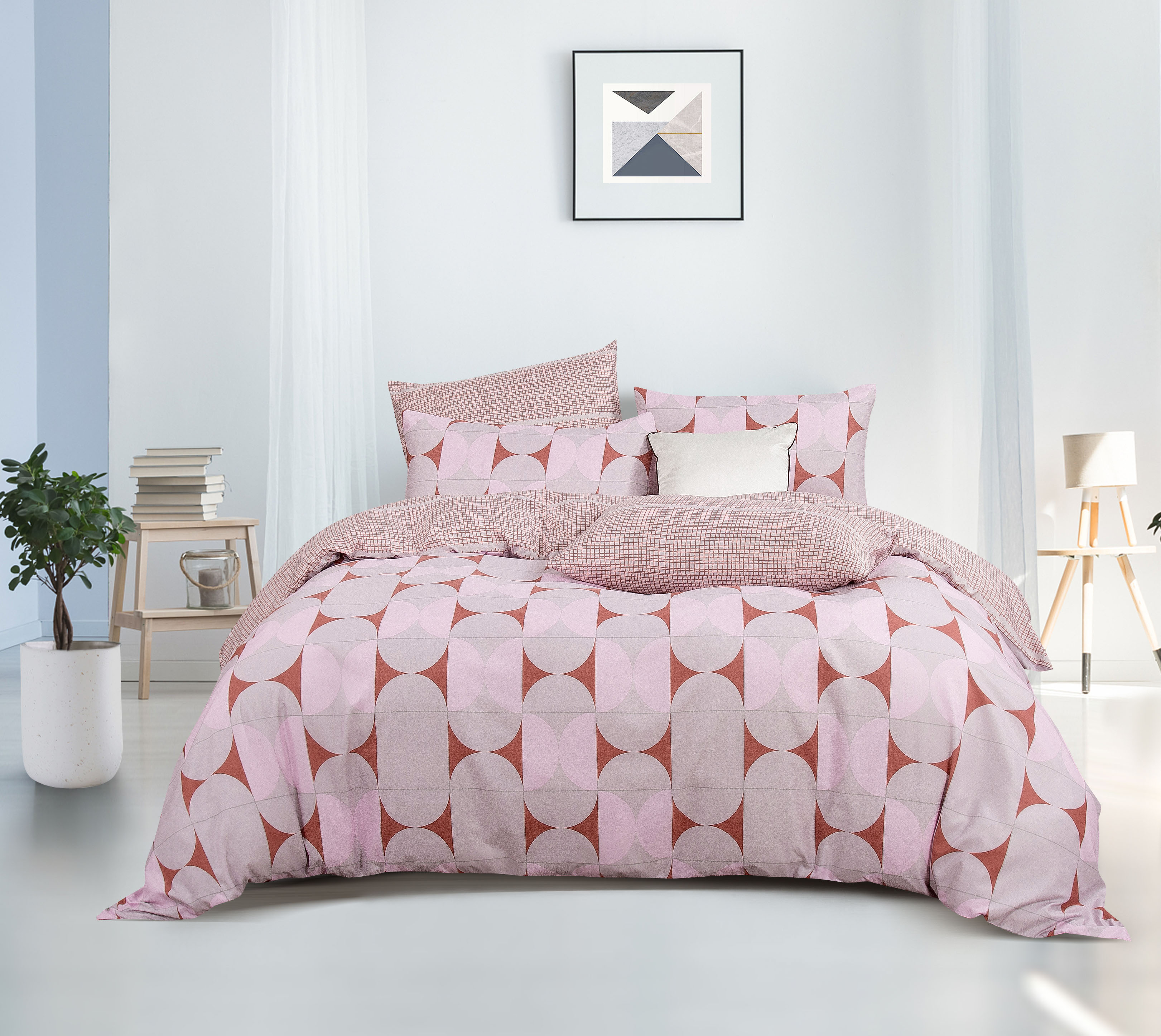 Bộ Ga Giường Chun Lovesome AKEMI 650TC - Êm Ái Bền Lâu Tăng Sắc Hồng Cho Phòng Ngủ! 💖