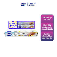 Combo 3 Hộp Giấy Bạc Màng Nhôm MyJae Đài Loan Để Bảo Quản Nướng Thức Ăn Bọc Thực Phẩm 30cm x 14m