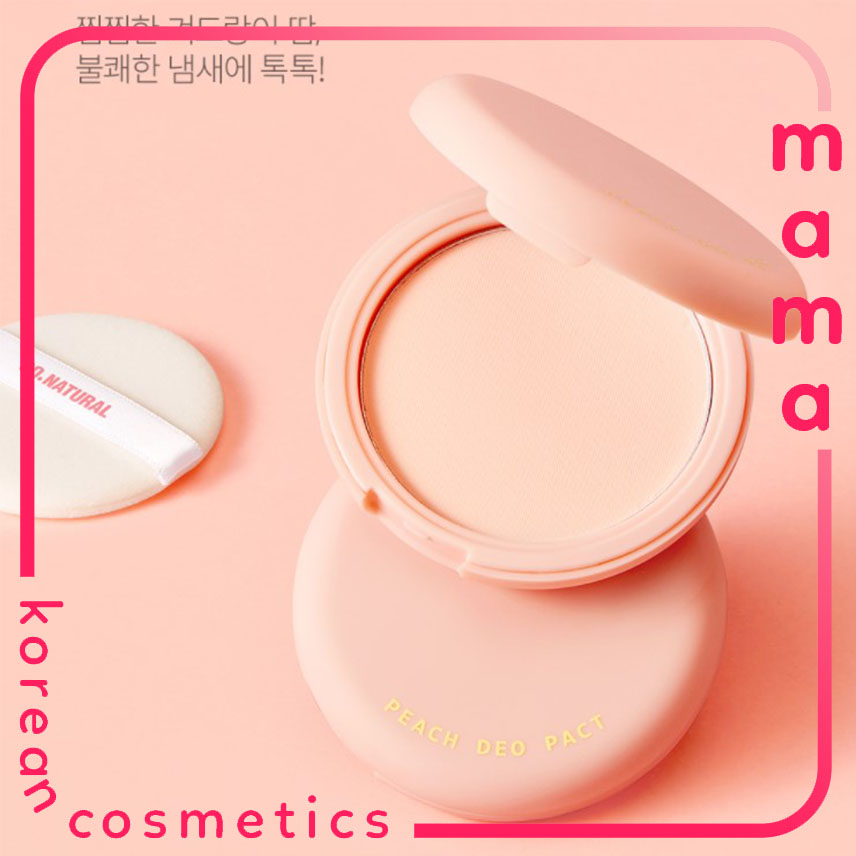 [Hcm]Phấn Thơm Nách Khô Ngăn Mùi Sonatural Peach Deo Pact 30G