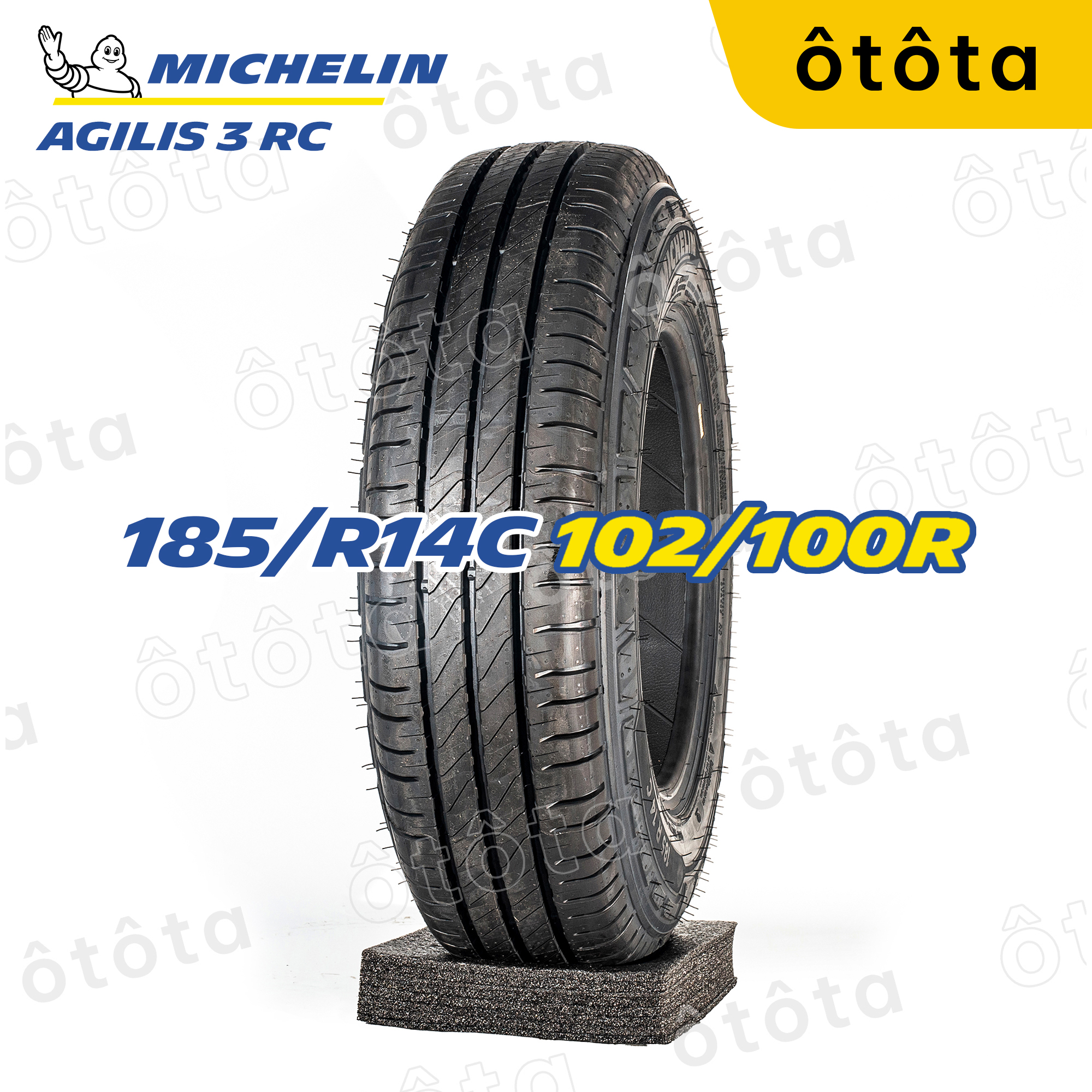 Lốp Michelin 185 R14C 102/100R Agilis 3 RC – Chính Hãng BH 6 năm (185R14C 185 R14)