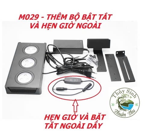 Đèn Aqua Knight M029 có bản hẹn giờ cho hồ cá biển - Đèn chuyên dụng cho hồ nước mặn 30W