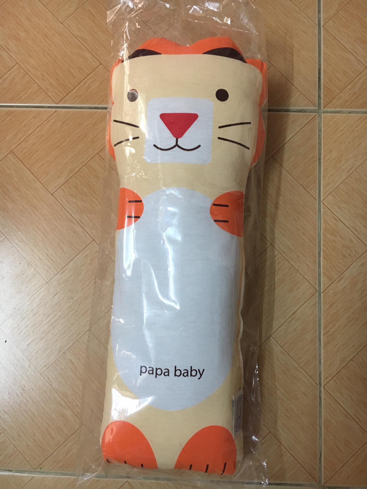 [HCM]Gối ôm Papa Baby Thái Lan siêu mịn cho bé 45x15cm