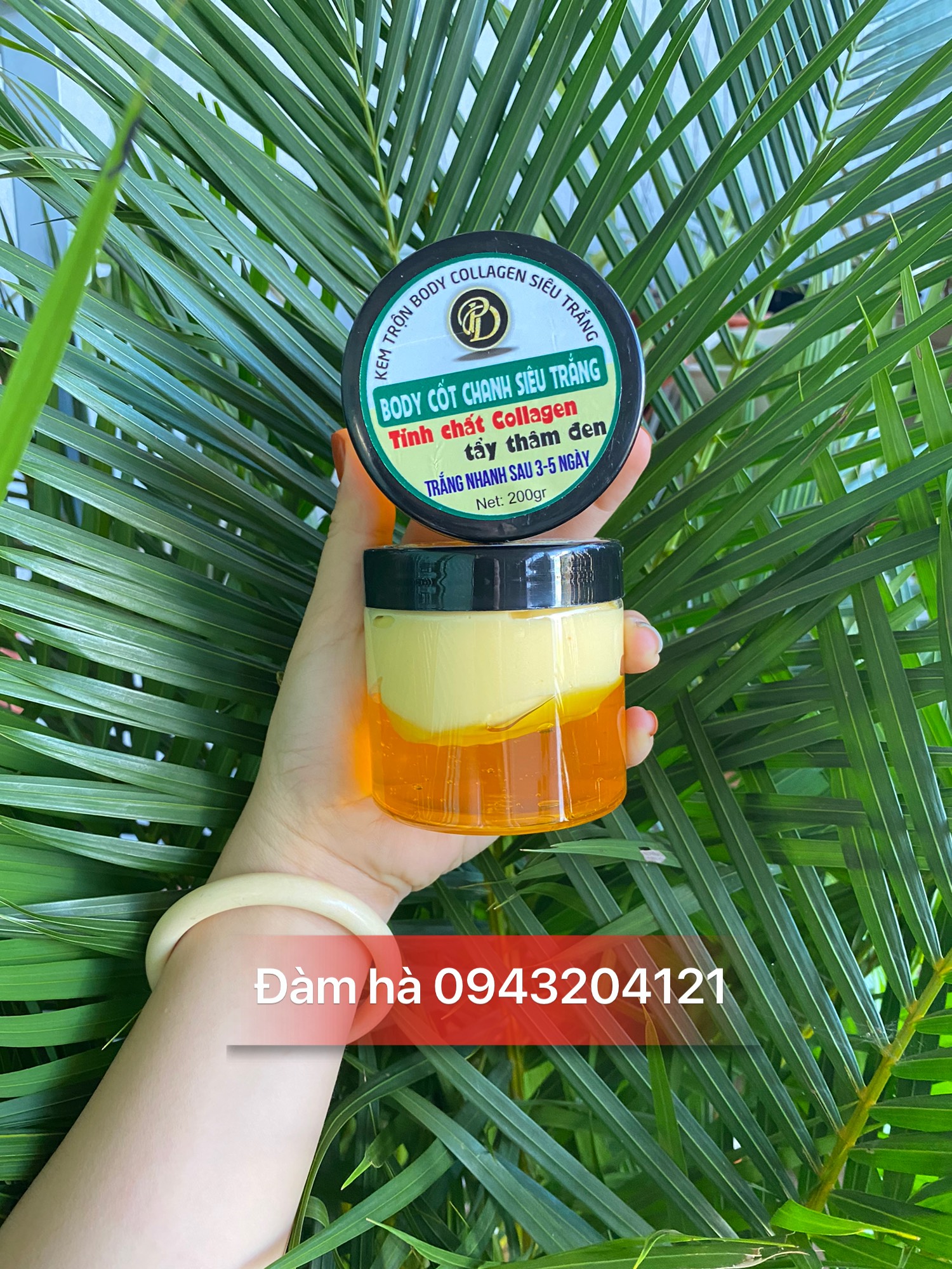 [Tặng thìa] Kem Body Cốt Ủ body siêu trắng- Cốt Thái Lan Tẩy Trắng Spa Mix Collagen Khử Thâm ( 250gram )