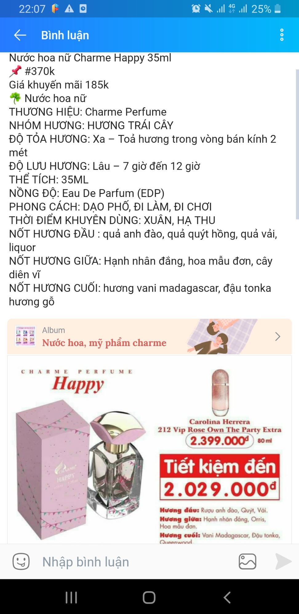 Nước Hoa Happy