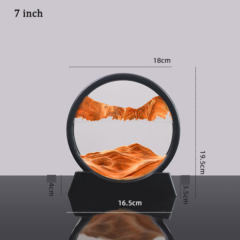Tranh cát chuyển động 3dtrang trí nghệ thuật hình tròn chữ nhậtdecor phòng ngủ，Tranh cát，Tranh cát l