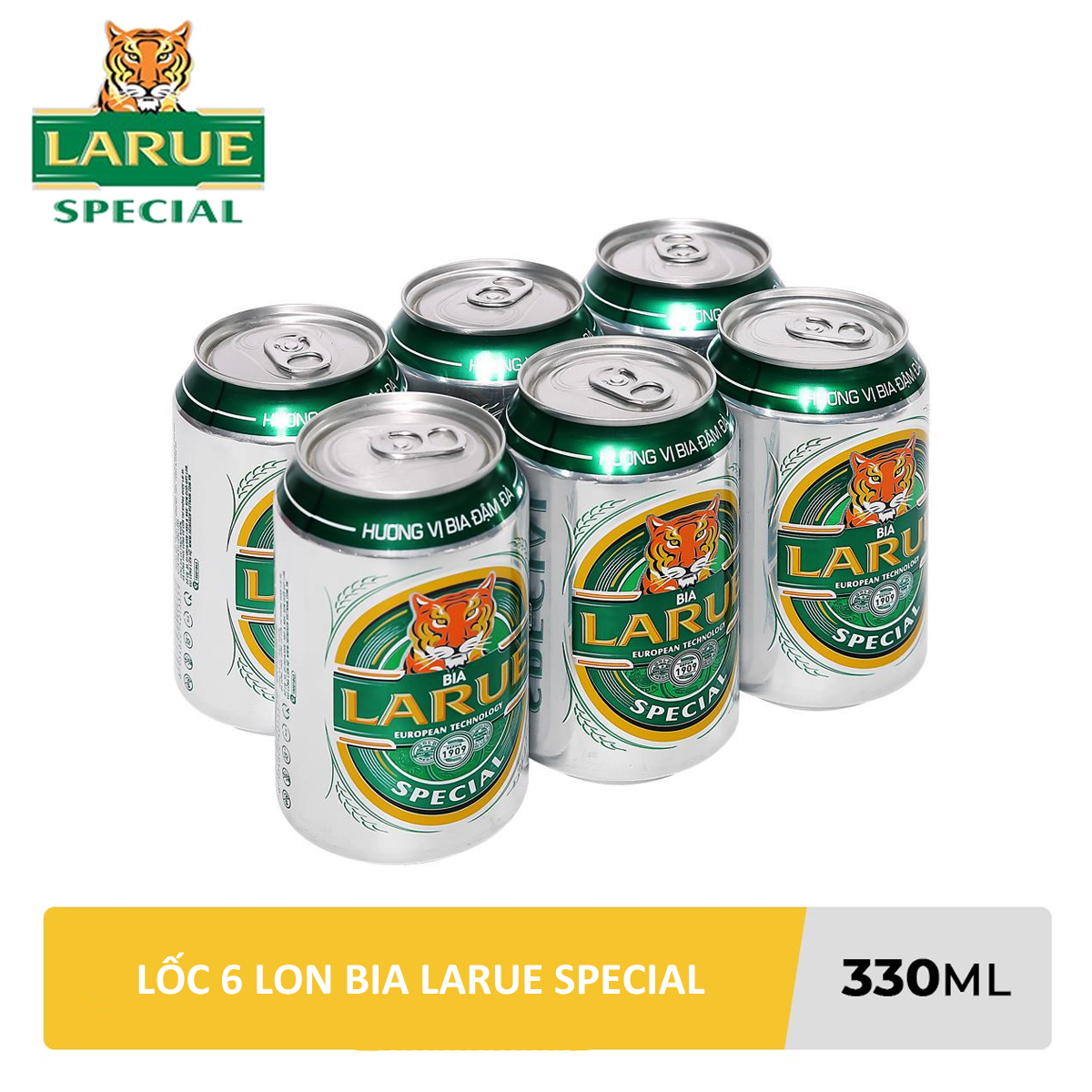LỐC 6 LON BIA LARUE SPECIAL 330ML ( giao siêu nhanh)