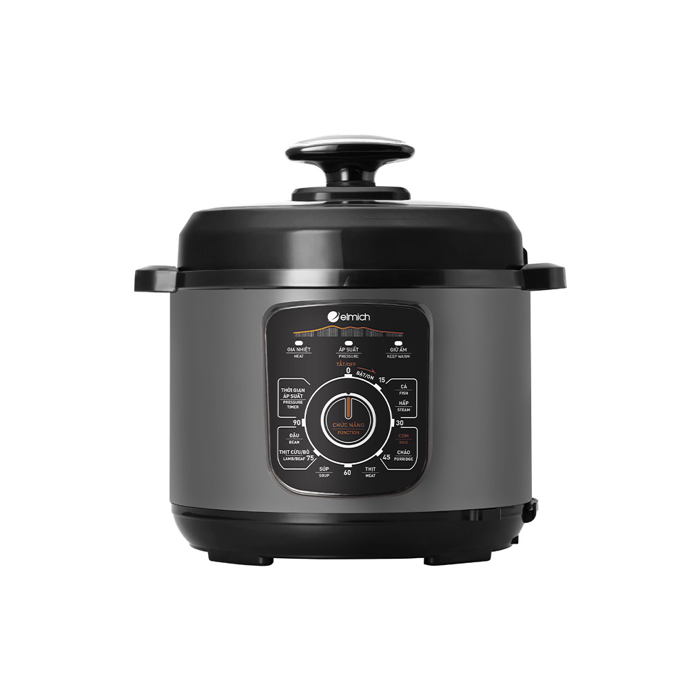 Nồi áp suất cơ Elmich PCE-8792, dung tích 5L, an toàn với van xả tự động