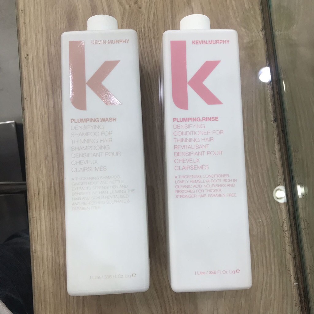 [Hcm]Dầu Gội Xả Cho Tóc Ít Mỏng Rụng Plumping Kevin.murphy 1000Mlx2