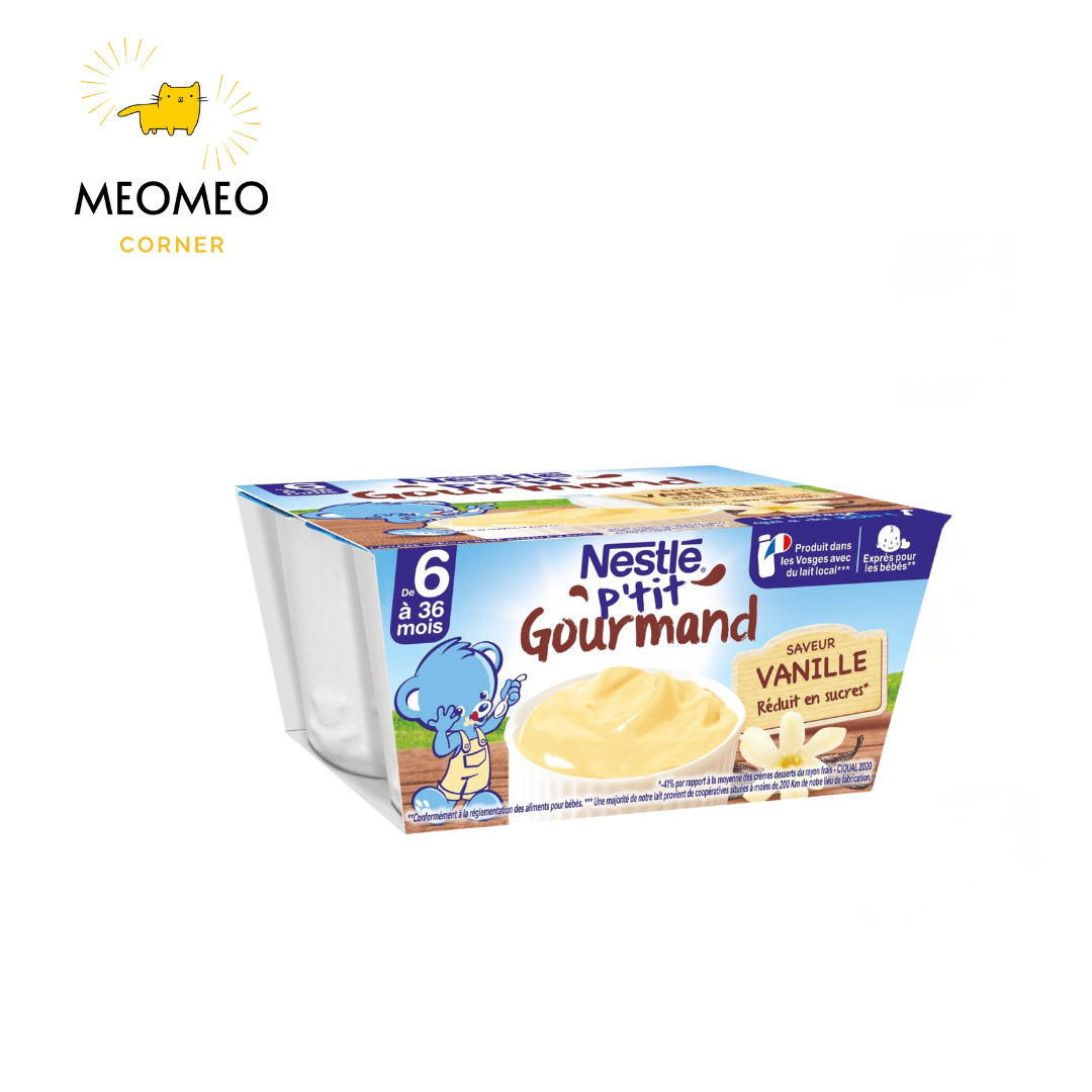 [Date 02/2026] Váng sữa Nestle cho bé vị Vani 6M+ vỉ 4 hộp x 400gr