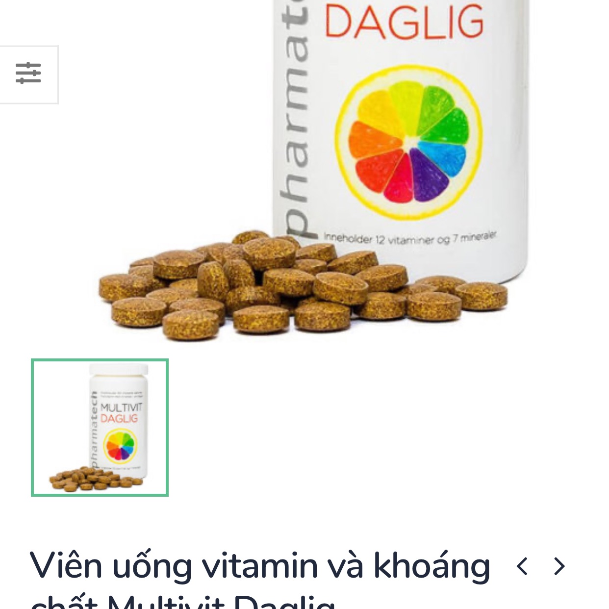 Vitamin Và Khoáng Chất Multivit Daglig