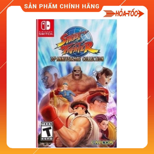 Thẻ game Nintendo Switch Street Fighter 30th Anniversary Collection  (2nd không hộp)