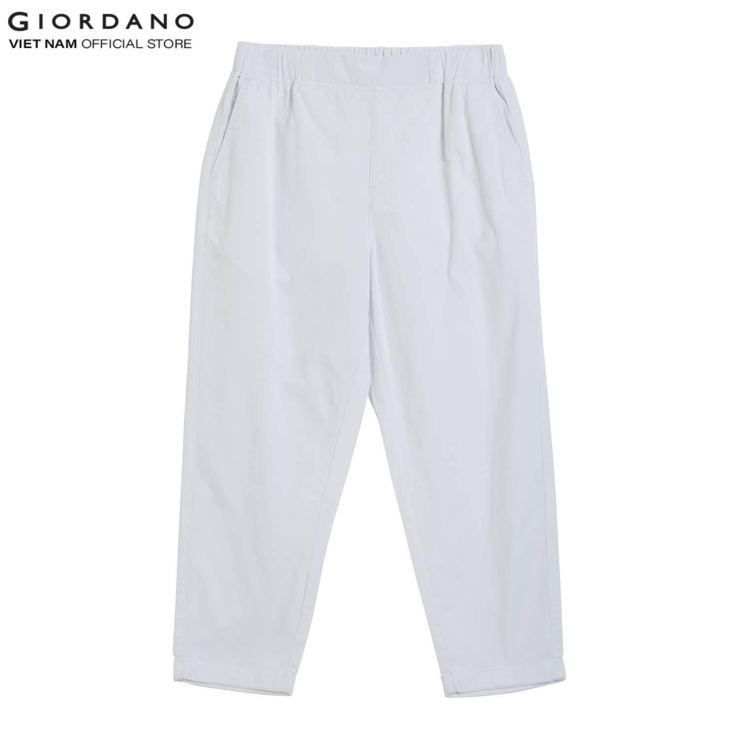 GIORDANO Quần Lửng Nữ Cotton Capri Long Pants 05420256