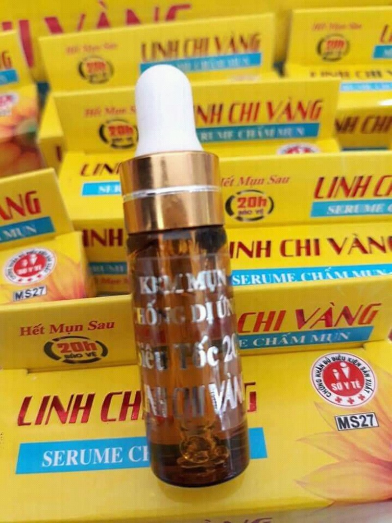[HCM]Serum chấm mụn Linh Chi Vàng