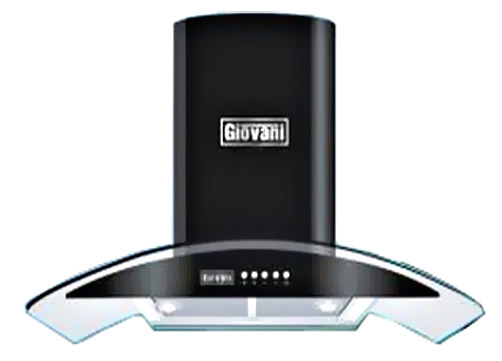 Máy hút mùi Giovani G-2430M - Đen, 700mm, 1000m³/h, Động cơ Turbine