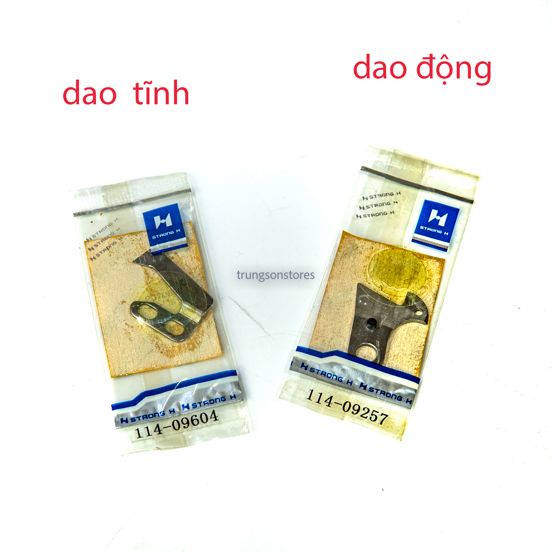 Bộ dao cắt chỉ máy may công nghiệp 1 kim điện tử JUKI đời 8700-7 DDL-5550NH-7 (dao tĩnh:114-09604 da