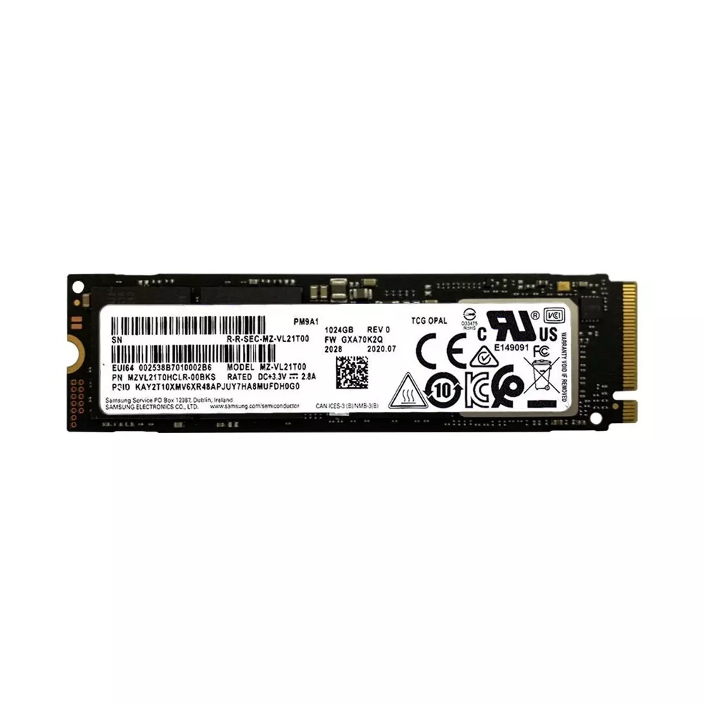 Ổ Cứng SSD 1TB / 2TB Samsung PM9A1 NVMe M.2 PCIe Gen4 x4 2280 (MZ-VL21T00 / MZ-VL22T00)