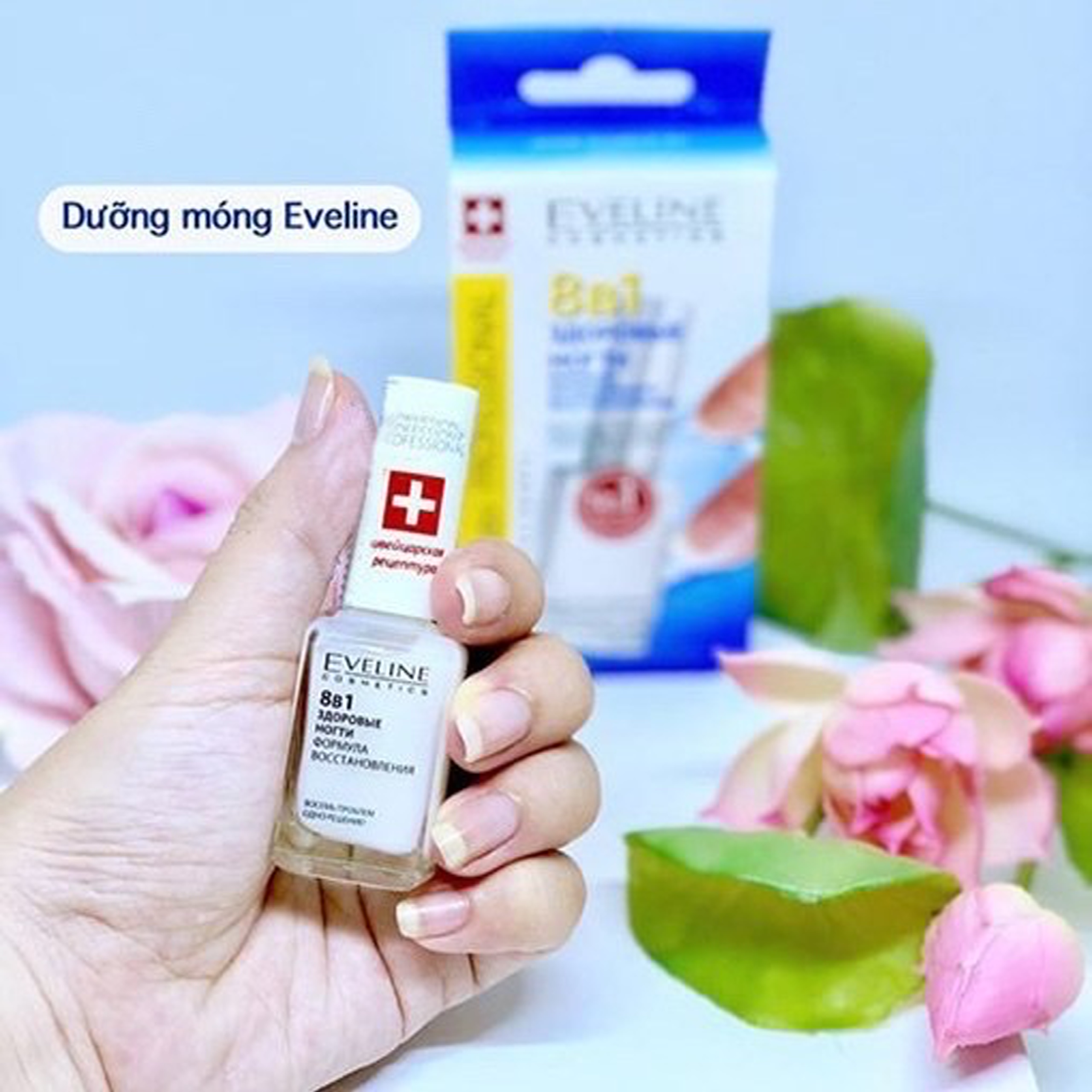 [Hcm]Dưỡng Móng Eveline 8In1 Nga