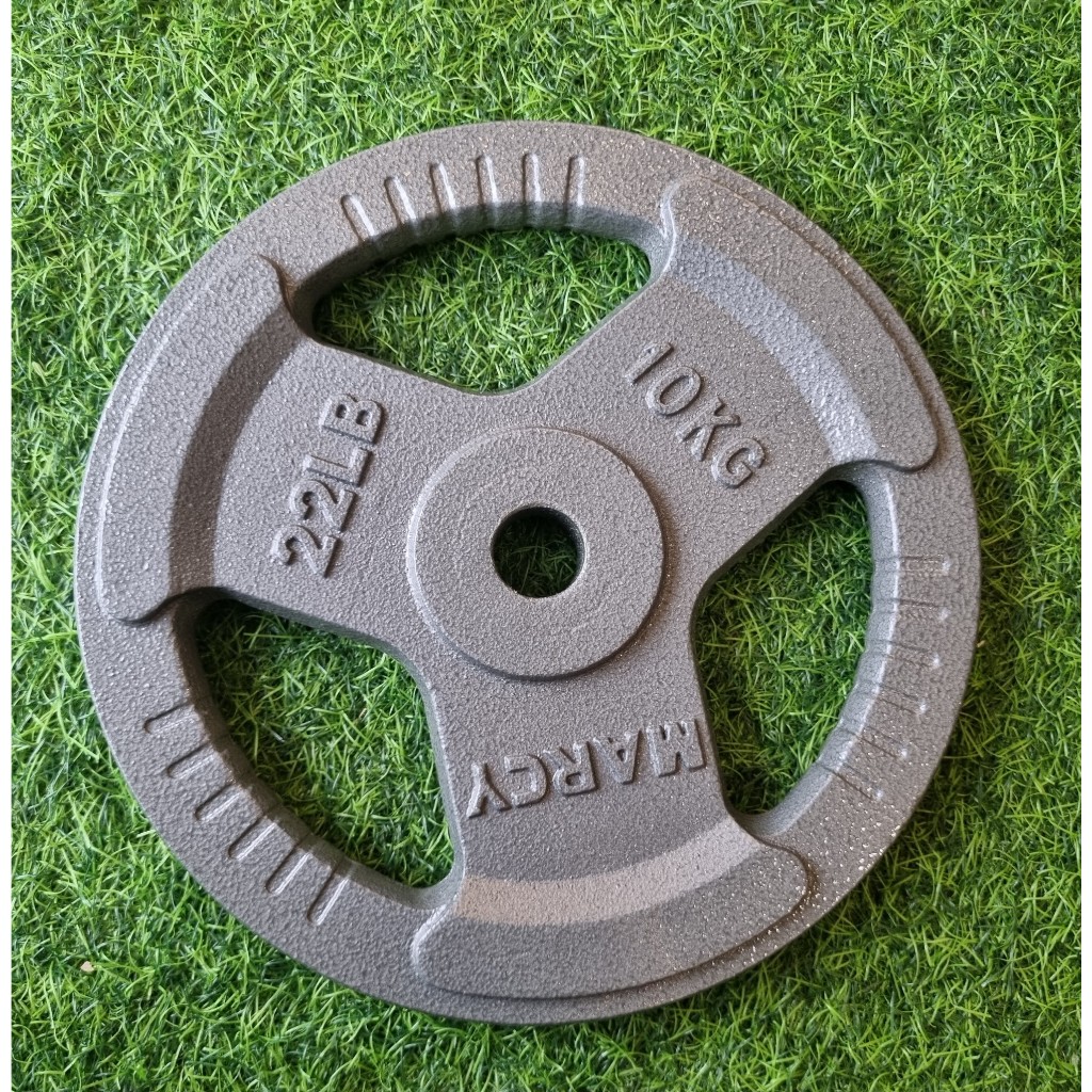 Tạ đĩa gang phủ sơn sấy phi 27mm 50mm 2.5KG - 15KG/ 1bánh - Onesport ( hàng nhập khẩu)
