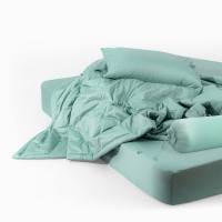 [Nhiều Màu] Bộ Chăn Ga 5 Món Gòn Bedding Cotton 100% Màu Trơn 1m6x2m | 1m8x2m (Dành cho nệm 10-20cm)