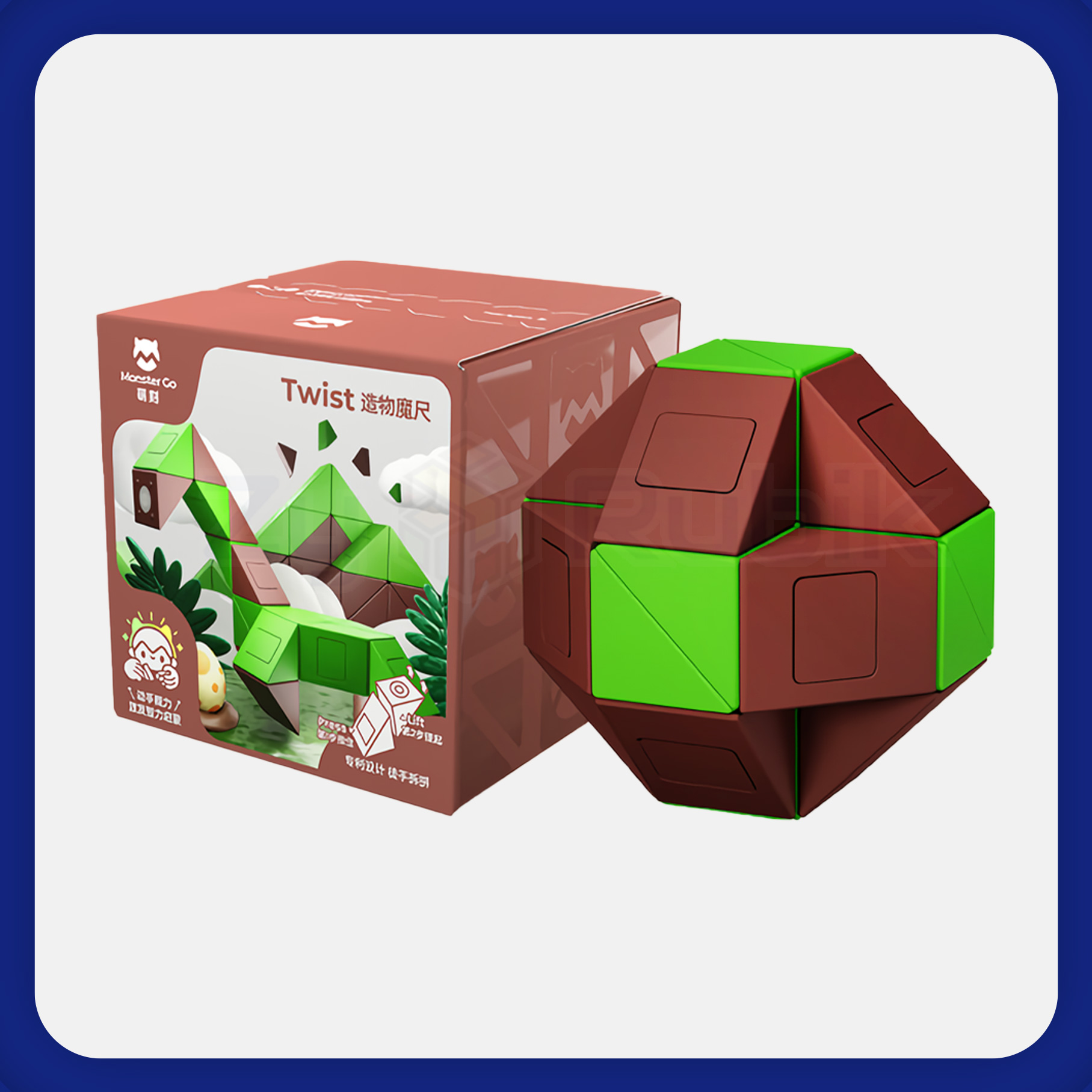 Rubik Rắn Gan Monster Go - Gan Monster Go Snake - Đồ Chơi Phát Triển Trí Tuệ Và Tưởng Tượng Cho Trẻ - Zyo Rubik