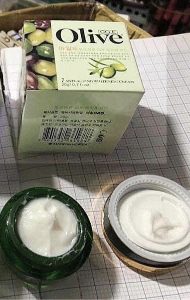 Kem dưỡng da Olive CO.E 7 Anti-Ageing whitening cream hàn quốc kem nám và tàn nhang – Kem dưỡng trắng – HX2044