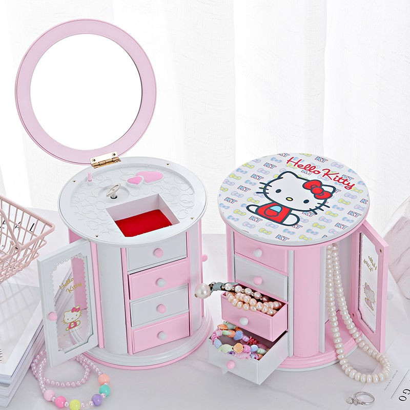 Hộp Nữ Trang Có Nhạc Hình Hello Kitty