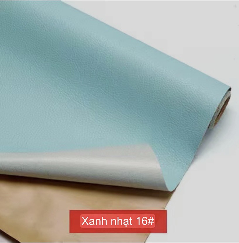 [HCM]Tấm PU có sẵn keo Nhiều màu Miếng dán vải da PU cỡ lớn kích thước 50x138cm dùng sửa chữa ghế sofa bọc loa ..