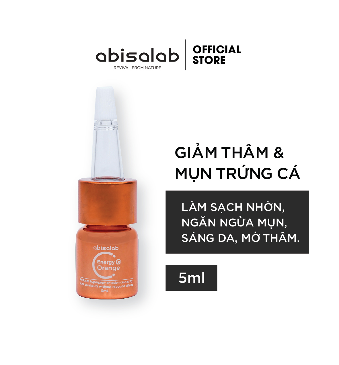 Energy Orange - Serum Chăm Sóc Chuyên Bịệt Cho Làn Da Mụn