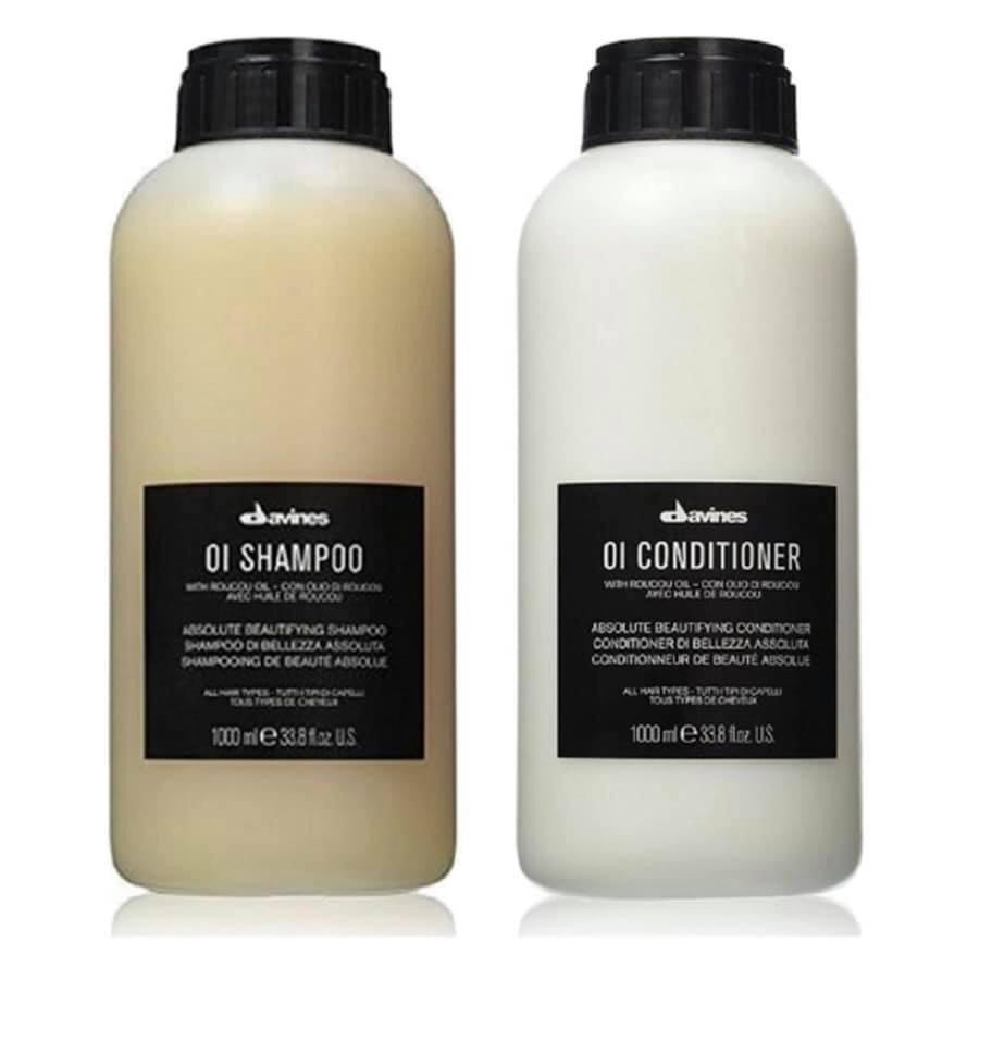 [ Davines Chính Hãng ] Tặng Tinh Dầu - Dầu Gội Xả Hoàn Mỹ Cho Mọi Loại Tóc Davines Oi 1000Ml X 2