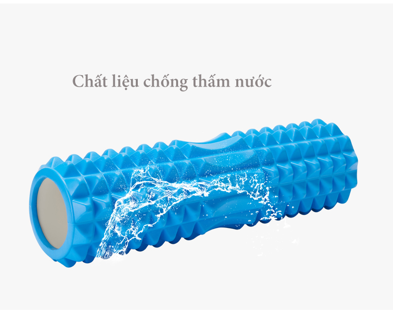 Con lăn Yoga Massage Foarm Roller ống trụ lăn xốp thể thao giãn cơ có gai roam rollet cao cấp - CLAN