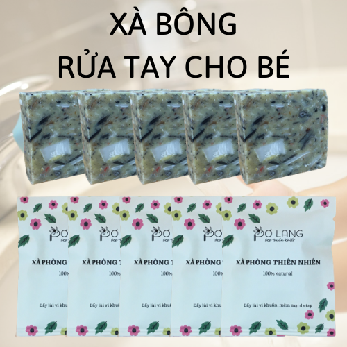 Combo Xà Bông Rửa Tay Cho Bé Xinh Xắn Đáng Yêu (10 Xà Bông Túi Thiên Nhiên)